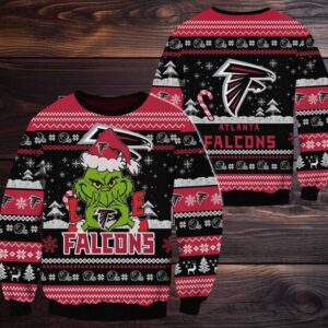 Atlanta Falcons NFL Grinch Football Limited Ugly Christmas Sweater