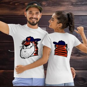Auburn Tigers Rags Head two sided T shirt