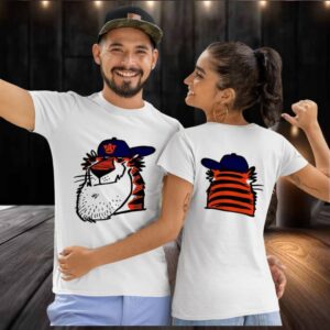 Auburn Tigers Rags Head two sided T shirt