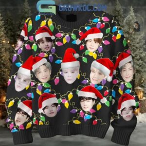BTS Reunion 2025 Merry Christmas Happy Holidays Ugly Sweater