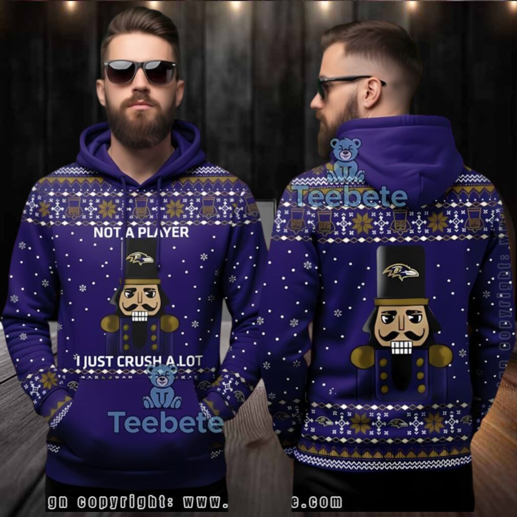 Baltimore Ravens Nutcracker Ugly 3D Hoodie Christmas Baltimore Ravens Nutcracker Ugly 3D Hoodie Christmas