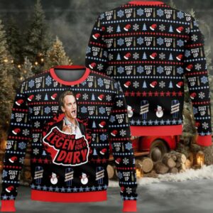 Barney Stinson It’s Going To Be Legen Wait For It Dary How I Met Your Mother Ugly Christmas Sweater