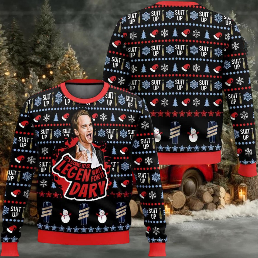 Barney Stinson It’s Going To Be Legen Wait For It Dary How I Met Your Mother Ugly Christmas Sweater Barney Stinson It’s Going To Be Legen Wait For It Dary How I Met Your Mother Ugly Christmas Sweater