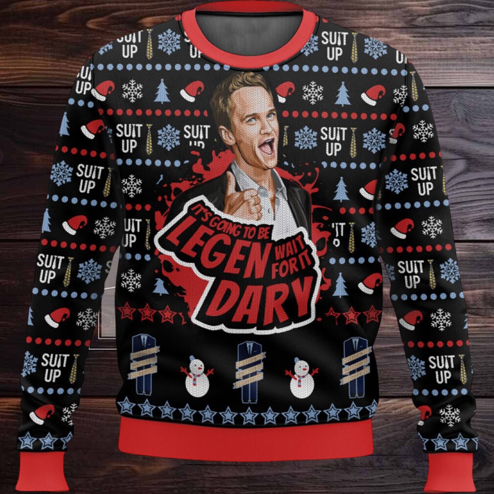 Barney Stinson It’s Going To Be Legen Wait For It Dary Ugly Christmas Sweater Barney Stinson It’s Going To Be Legen Wait For It Dary Ugly Christmas Sweater
