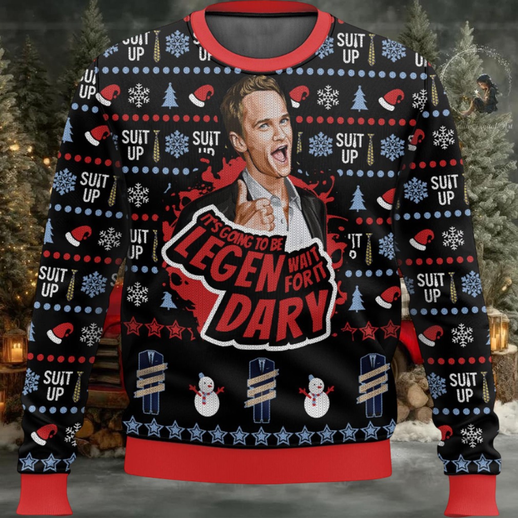 Barney Stinson It’s Going To Be Legen Wait For It Dary Ugly Christmas Sweater Barney Stinson It’s Going To Be Legen Wait For It Dary Ugly Christmas Sweater
