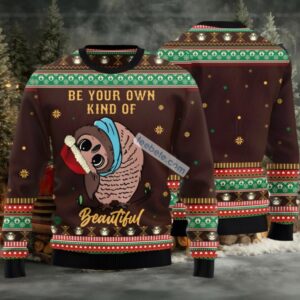 Be Your Own Beautiful Ugly Christmas Sweater Black Friends Be Your Own Beautiful Ugly Christmas Sweater Black Friends