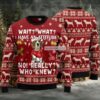 All I Want For Christmas Baseball Ugly Christmas Sweaters Family Black