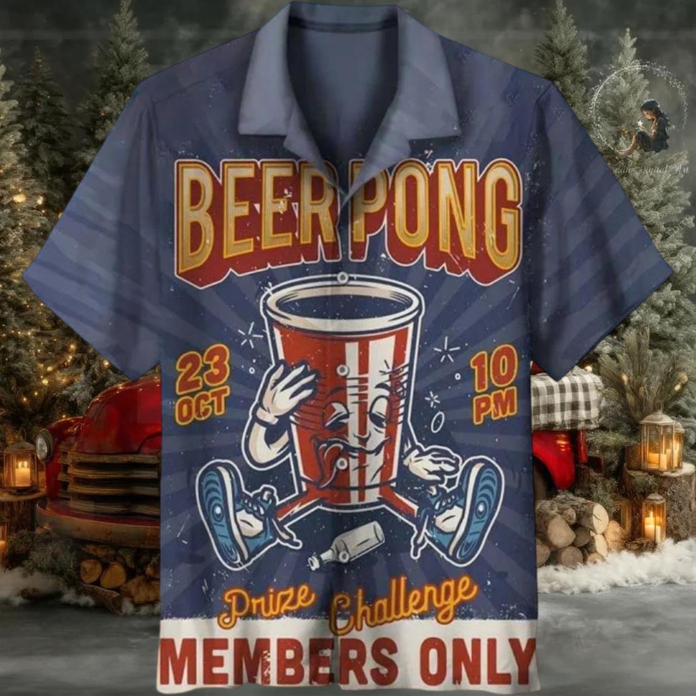 Beer Pong Drink Challenge Hawaiian Shirt Beer Pong Drink Challenge Hawaiian Shirt