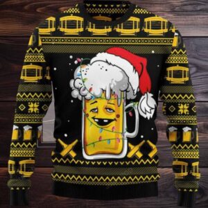 Beer Xmas Ugly Christmas Sweater Beer Xmas Ugly Christmas Sweater