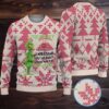 Red Jagermeister Santa Drinking Beer Snowflake Christmas Ugly Sweater Red Jagermeister Santa Drinking Beer Snowflake Christmas Ugly Sweater
