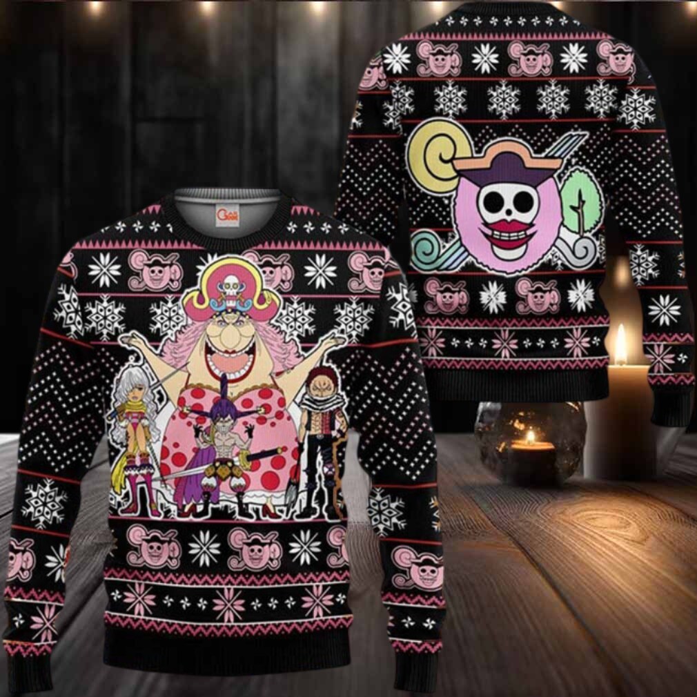 Big Mom Pirates Anime Xmas Gifts One Piece Ugly Christmas Sweater Big Mom Pirates Anime Xmas Gifts One Piece Ugly Christmas Sweater