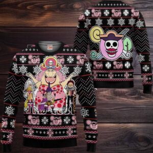 Big Mom Pirates Anime Xmas Gifts One Piece Ugly Christmas Sweater