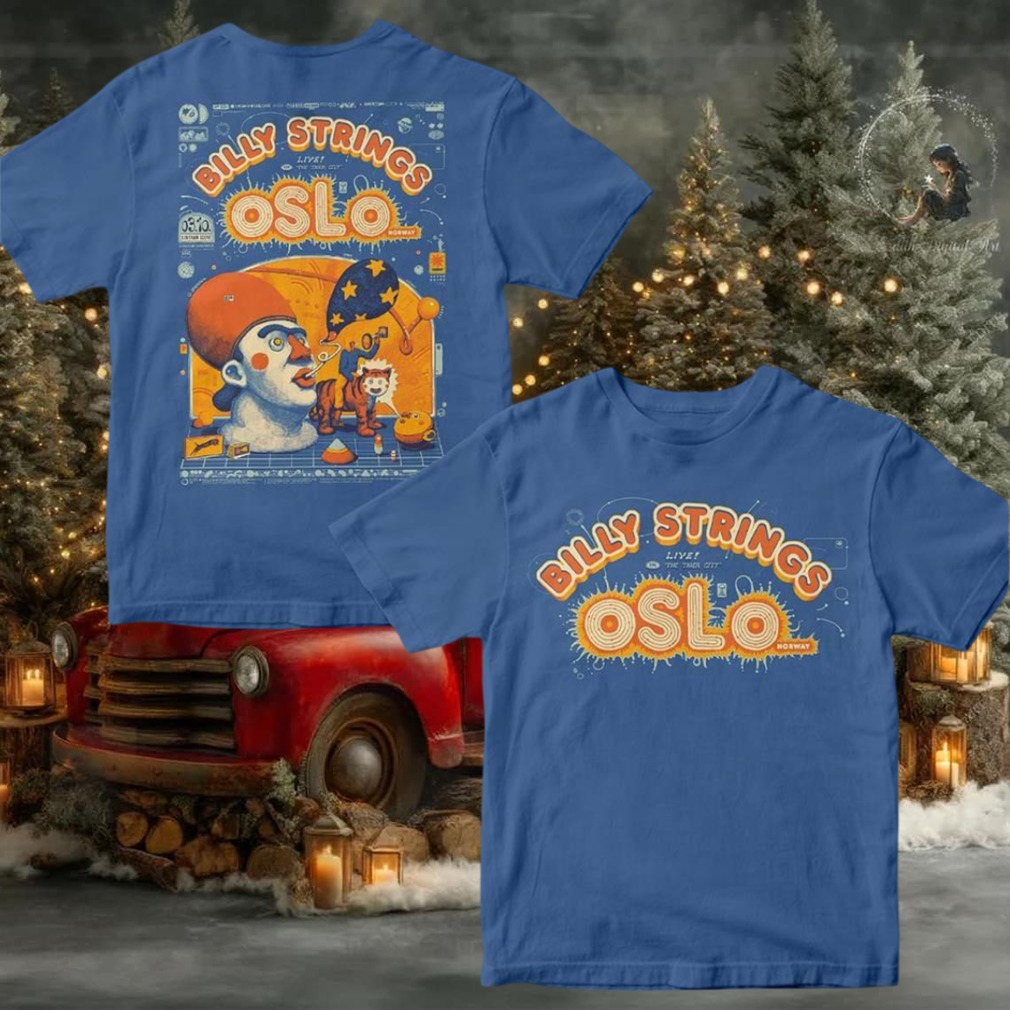 Billy Strings Live In The Tiger City Oslo Norway Fall Europe Tour On October 3 2025 Two Sided T shirt Billy Strings Live In The Tiger City Oslo Norway Fall Europe Tour On October 3 2025 Two Sided T shirt