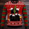 All Of The Otter Reindeer Ugly Christmas Sweater All Of The Otter Reindeer Ugly Christmas Sweater