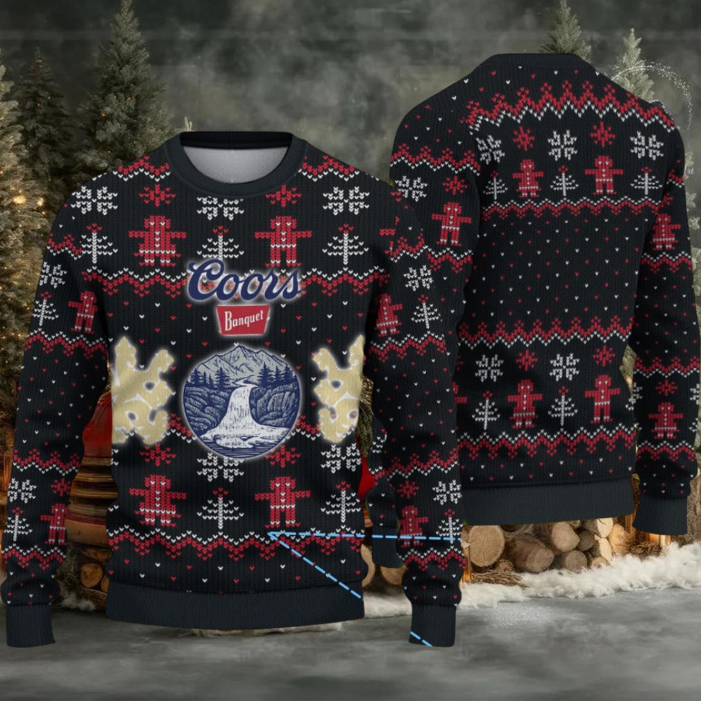 Black Coors Banquet Christmas Pattern Ugly Sweater Black Coors Banquet Christmas Pattern Ugly Sweater