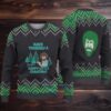 Green Geometric Knit Pattern “Wu Tang Clan Christmas Edition” Ugly Sweater Green Geometric Knit Pattern “Wu Tang Clan Christmas Edition” Ugly Sweater