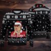 Navy Blue Reindeer Pattern “Wu Tang Sleighin’ It Christmas Edition” Ugly Christmas Sweater Navy Blue Reindeer Pattern “Wu Tang Sleighin’ It Christmas Edition” Ugly Christmas Sweater