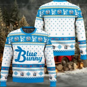 Blue Bunny Ugly Christmas Sweater