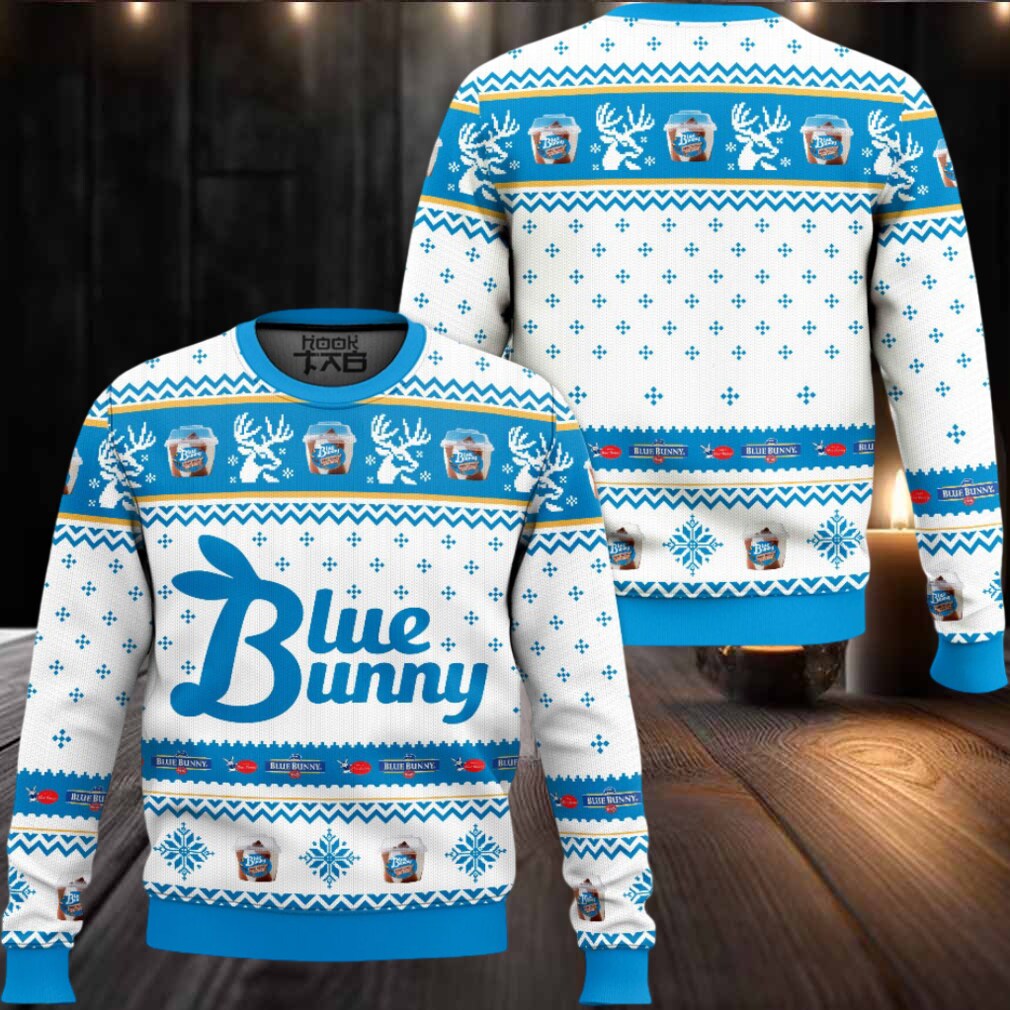 Blue Bunny Ugly Christmas Sweater Blue Bunny Ugly Christmas Sweater