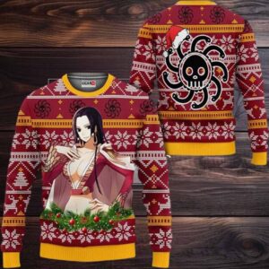 Boa Hancock Anime Xmas Gifts One Piece Ugly Christmas Sweater