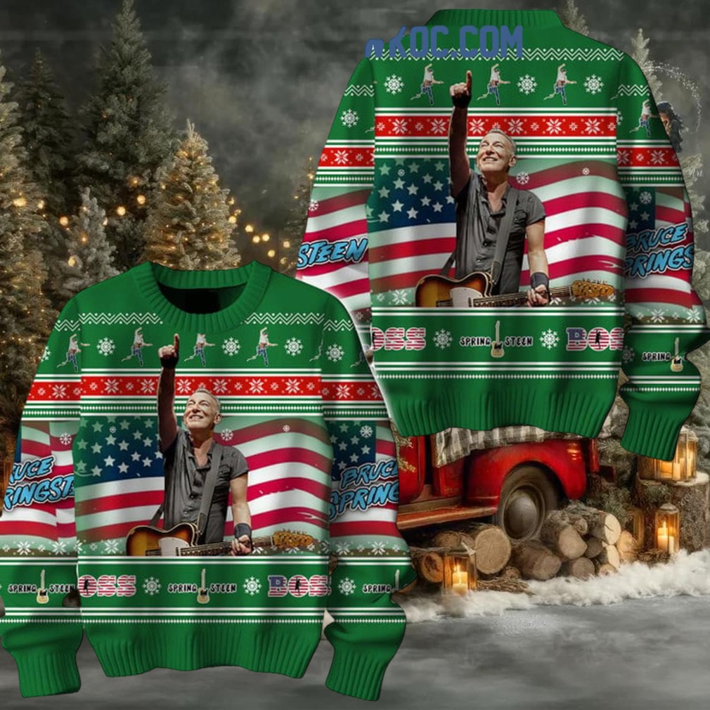 Bruce Springsteen Sing For The United States 2025 Christmas Ugly Sweater Bruce Springsteen Sing For The United States 2025 Christmas Ugly Sweater