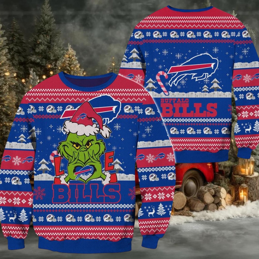 Buffalo Bills NFL Grinch Football Limited Ugly Christmas Sweater Buffalo Bills NFL Grinch Football Limited Ugly Christmas Sweater