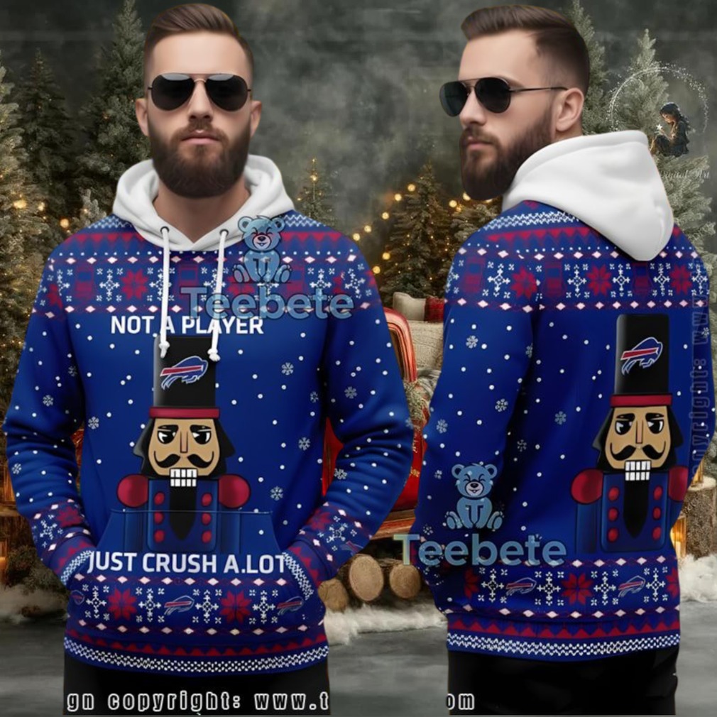 Buffalo Bills Nutcracker Christmas Theme Ugly 3D Hoodie Fan Gear Buffalo Bills Nutcracker Christmas Theme Ugly 3D Hoodie Fan Gear