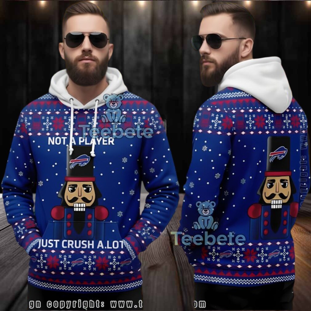 Buffalo Bills Nutcracker Christmas Theme Ugly 3D Hoodie Fan Gear Buffalo Bills Nutcracker Christmas Theme Ugly 3D Hoodie Fan Gear