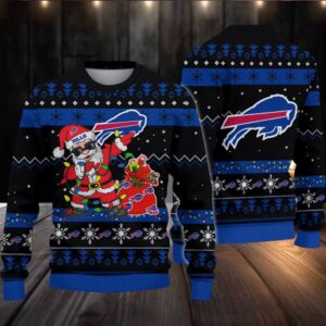 Buffalo Bills Santa Claus Ugly Christmas Sweater