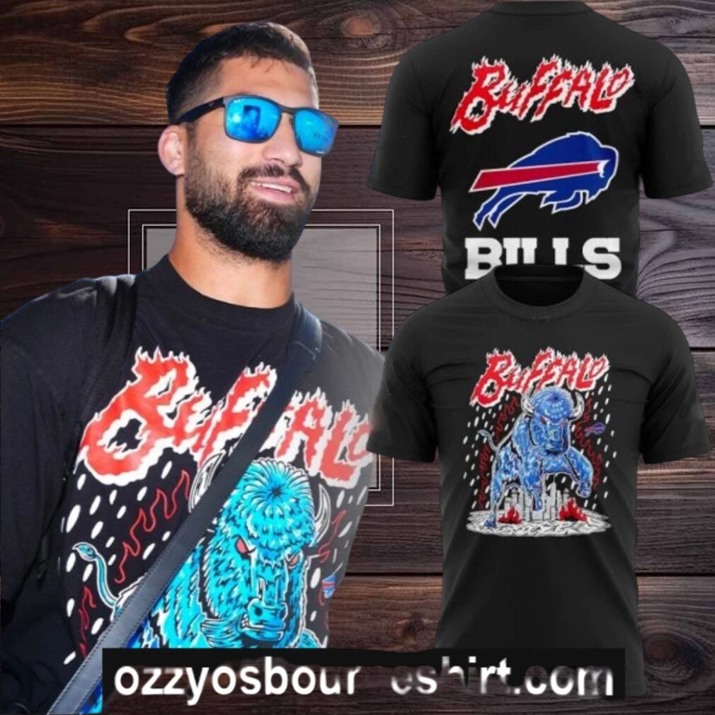 Buffalo Bills Team Cheering 2025 Logo Two Sided Hoodie Shirt