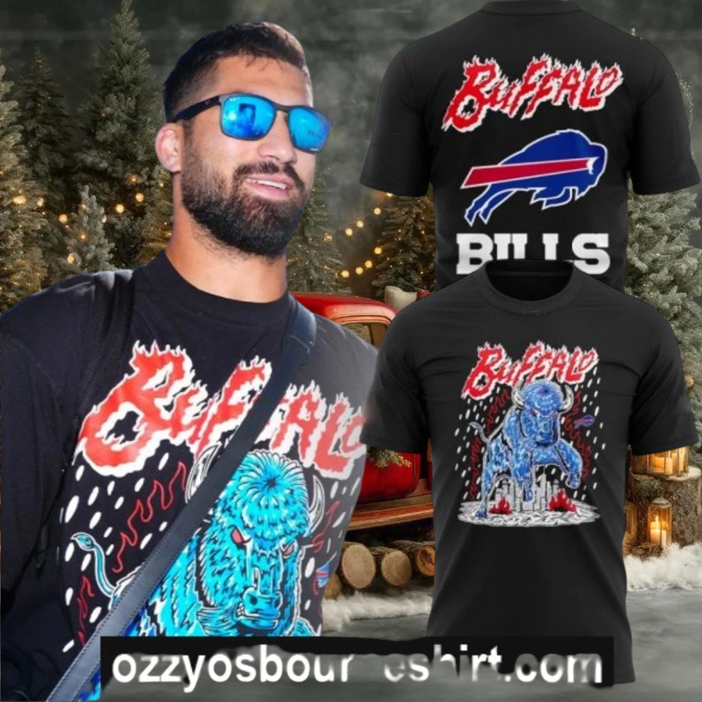 Buffalo Bills Team Cheering 2025 Logo Two Sided Hoodie Shirt