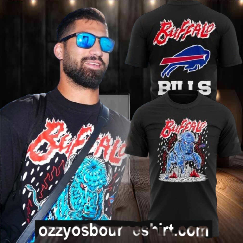 Buffalo Bills Team Cheering 2025 Logo Two Sided Hoodie Shirt Buffalo Bills Team Cheering 2025 Logo Two Sided Hoodie Shirt