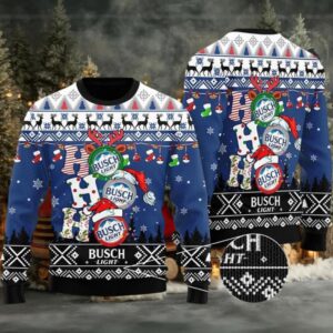 Busch Light HoHoHo Ugly Christmas Sweater Amazing Gift Funny Ugly Sweater