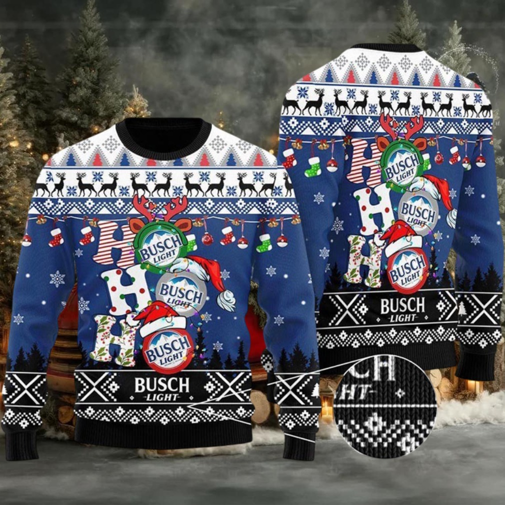 Busch Light HoHoHo Ugly Christmas Sweater Amazing Gift Funny Ugly Sweater Busch Light HoHoHo Ugly Christmas Sweater Amazing Gift Funny Ugly Sweater
