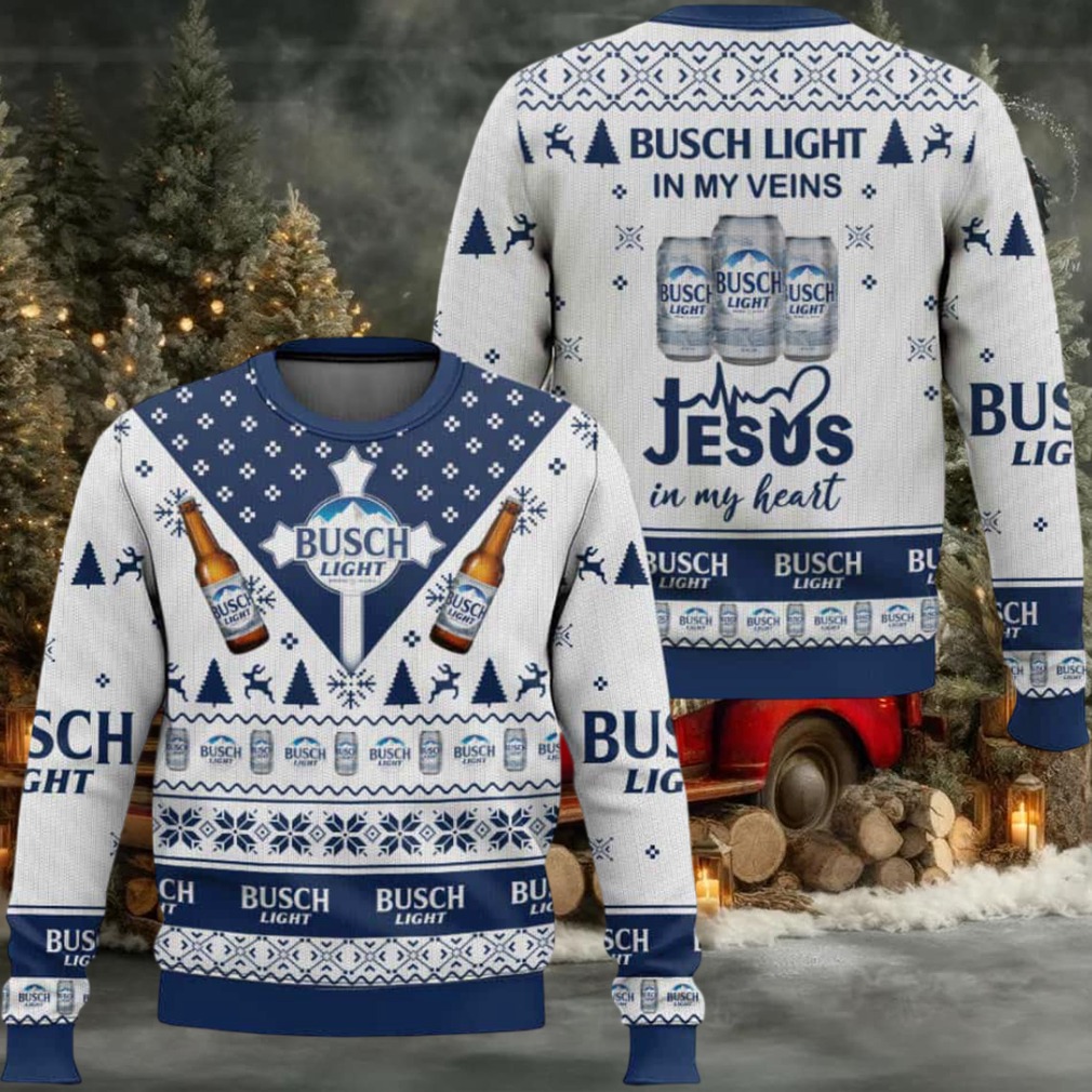 Busch Light Ugly Christmas Sweater Busch Light Ugly Christmas Sweater