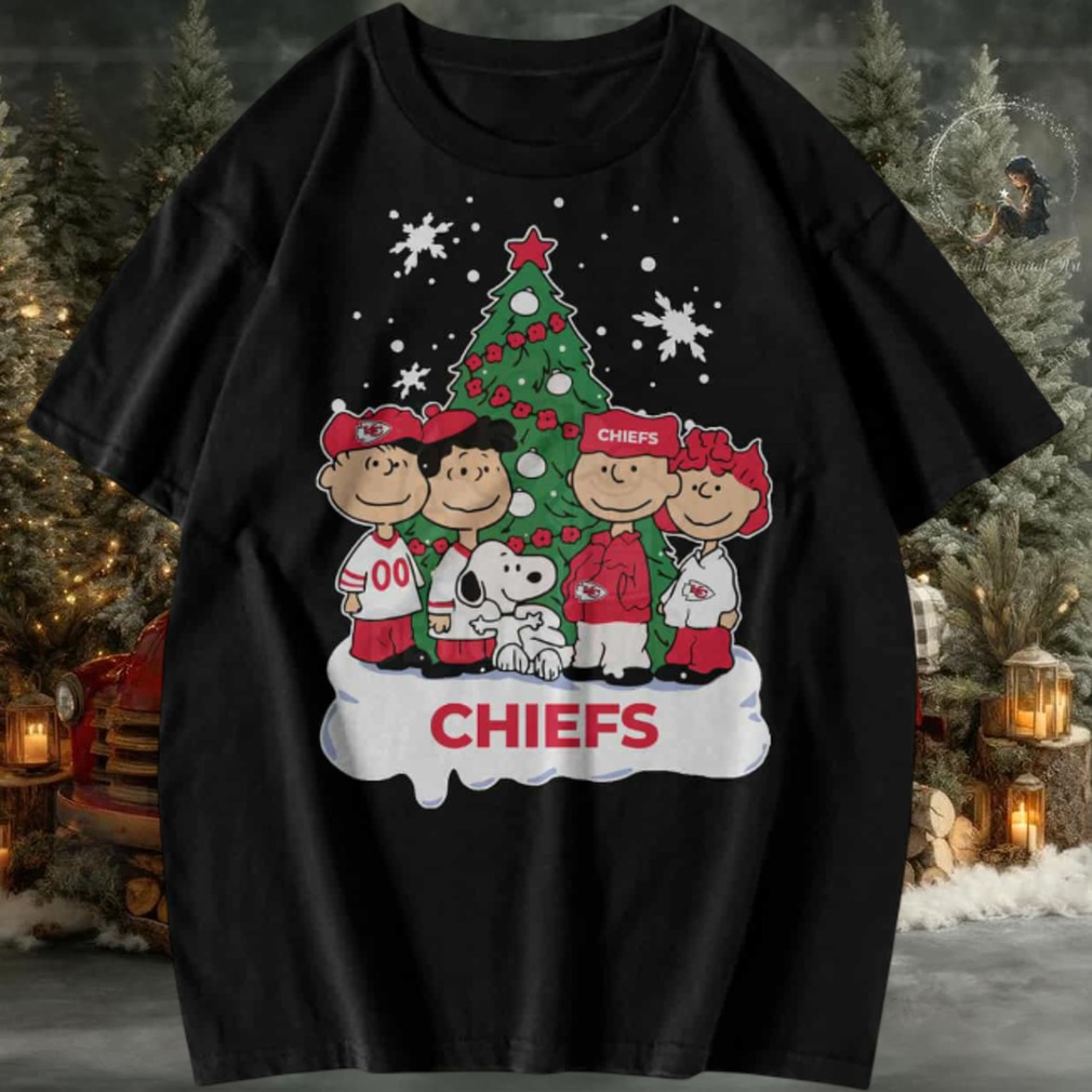 Snoopy and Friends Kansas City Chiefs Merry Christmas Tree Shirt Snoopy and Friends Kansas City Chiefs Merry Christmas Tree Shirt