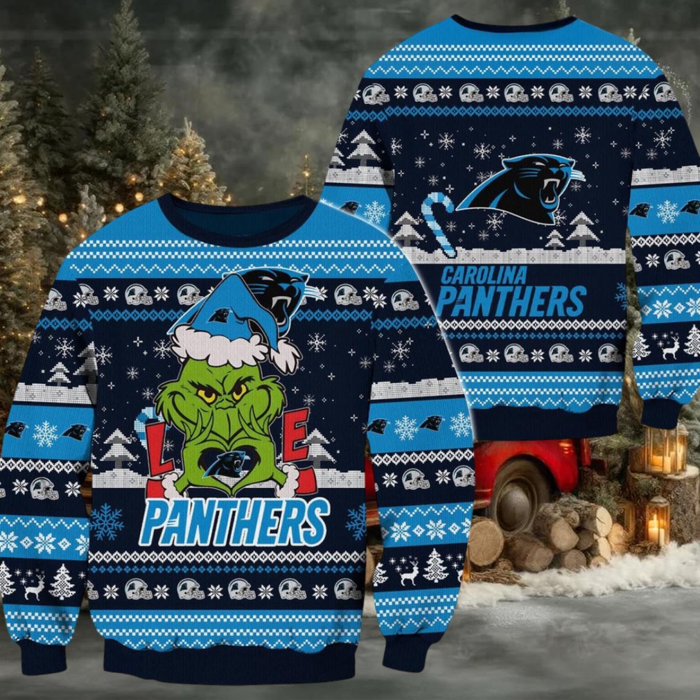 Carolina Panthers NFL Grinch Football Limited Ugly Christmas Sweater Carolina Panthers NFL Grinch Football Limited Ugly Christmas Sweater