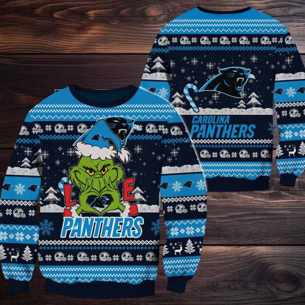 Carolina Panthers NFL Grinch Football Limited Ugly Christmas Sweater Carolina Panthers NFL Grinch Football Limited Ugly Christmas Sweater