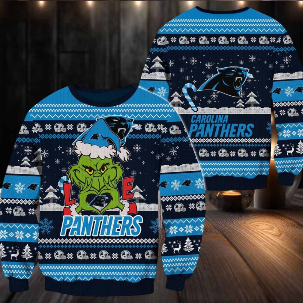 Carolina Panthers NFL Grinch Football Limited Ugly Christmas Sweater Carolina Panthers NFL Grinch Football Limited Ugly Christmas Sweater