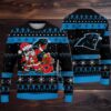Carolina Panthers Mickey Mouse Santa Ugly Christmas Sweater Carolina Panthers Mickey Mouse Santa Ugly Christmas Sweater