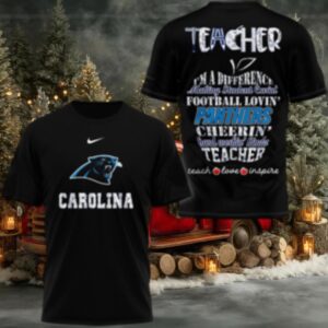 Carolina Panthers Teacher Pride Shirt