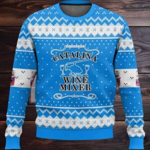 Catalina Wine Mixer Drink Ugly Christmas Sweater