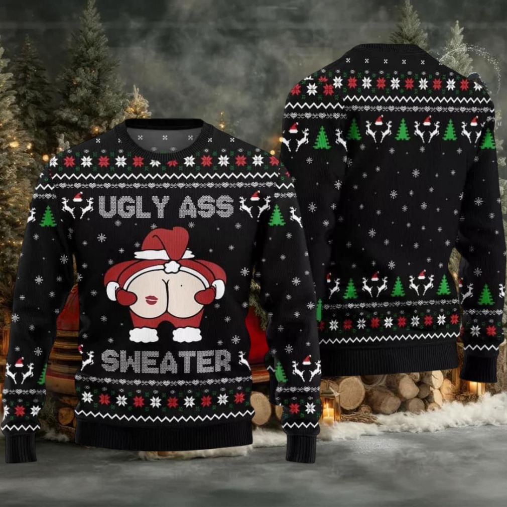 Caught Kissing Santa Ugly Christmas Sweater Caught Kissing Santa Ugly Christmas Sweater