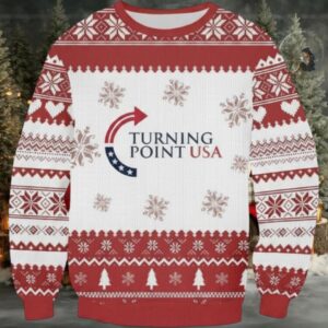 Charlie Kirk Turning Point USA Ugly Christmas Sweater