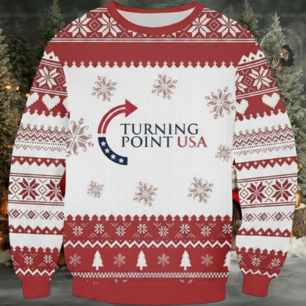 Charlie Kirk Turning Point USA Ugly Christmas Sweater Charlie Kirk Turning Point USA Ugly Christmas Sweater