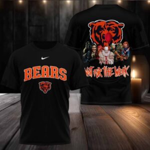Chicago Bears 2025 NFL Not For The Weak Halloween All Over Print Logo Two Sided Shirt
