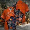 Chicago Bears NFL Feature Icons Vintage Style 80s Hawaiian Shirt Chicago Bears NFL Feature Icons Vintage Style 80s Hawaiian Shirt