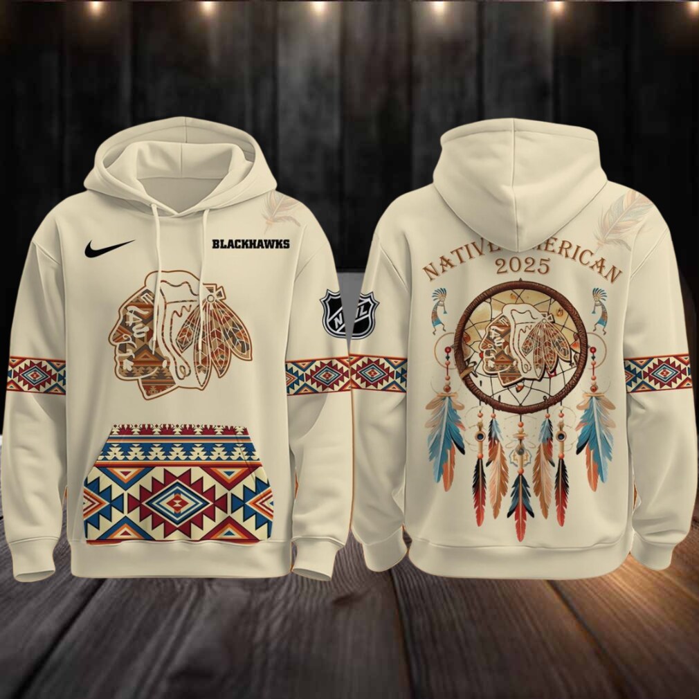 Chicago Blackhawks Hockey Native American Indigenous peoples 2025 Hoodie T Shirt Chicago Blackhawks Hockey Native American Indigenous peoples 2025 Hoodie T Shirt