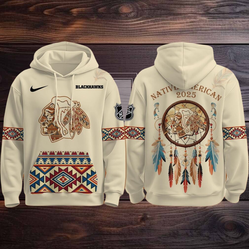 Chicago Blackhawks Hockey Native American Indigenous peoples 2025 Hoodie T Shirt Chicago Blackhawks Hockey Native American Indigenous peoples 2025 Hoodie T Shirt