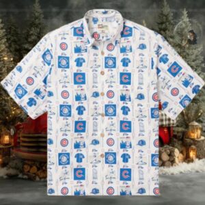 Chicago Cubs Championship Scenic Hawaiian Shirt